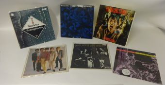 ROLLING STONES COLLECTION vinyl records approximately sixty four various (64)