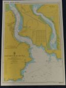 A collection of Sea Charts, East Channel including The Solent