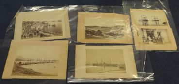 An interesting collection of photographs, some relating to HMS Galatia 1860, also Royal Family,