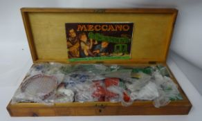 A collection of Meccano in box