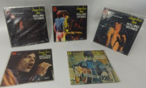 ROLLING STONES COLLECTION of vinyl approximately thirty albums including Gimme Shelter, Beggars