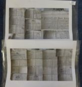 A fascinating collection of mainly local Georgian Newspaper's including Plymouth & Dock Telegraph