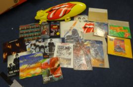 ROLLING STONES COLLECTION A collection including Mick Jagger Licks World Tour figure, various