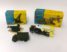 Corgi Toys Major model 1116 Launcher, model 1109 Bristol Bloodhound Guided Missile on Trolley and