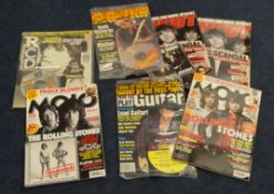 ROLLING STONES COLLECTION Various magazines including Uncut, Total Guitar etc many with promo