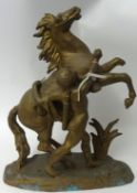 A large Marley Horse, 60cm tall (as found)