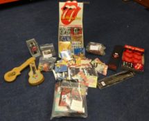 ROLLING STONES COLLECTION Various promotional items including miniature album collection, ice cube
