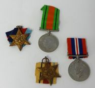 Set of WW II medals awarded to R.M.Freeman of Plymouth