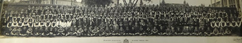 Plymouth Corporation Grammar School, 1932, original school photo