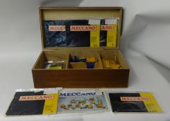 A collection of Meccano in box