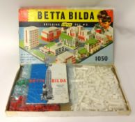 A 1960s Airfix Betta Bilda set No 3 with leaflet