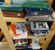 A collection of sailing and other shipping books and literature including catalogues etc.