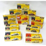Collection of thirteen boxed Vanguard scale model cars