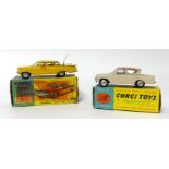 Corgi Toys model 234 Ford Consol Classic and Chevrolet New York Taxi model 221, both boxed, (2)