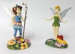 Two Royal Doulton Disney fairy figures 'Tinkerbell and Bess' (2)