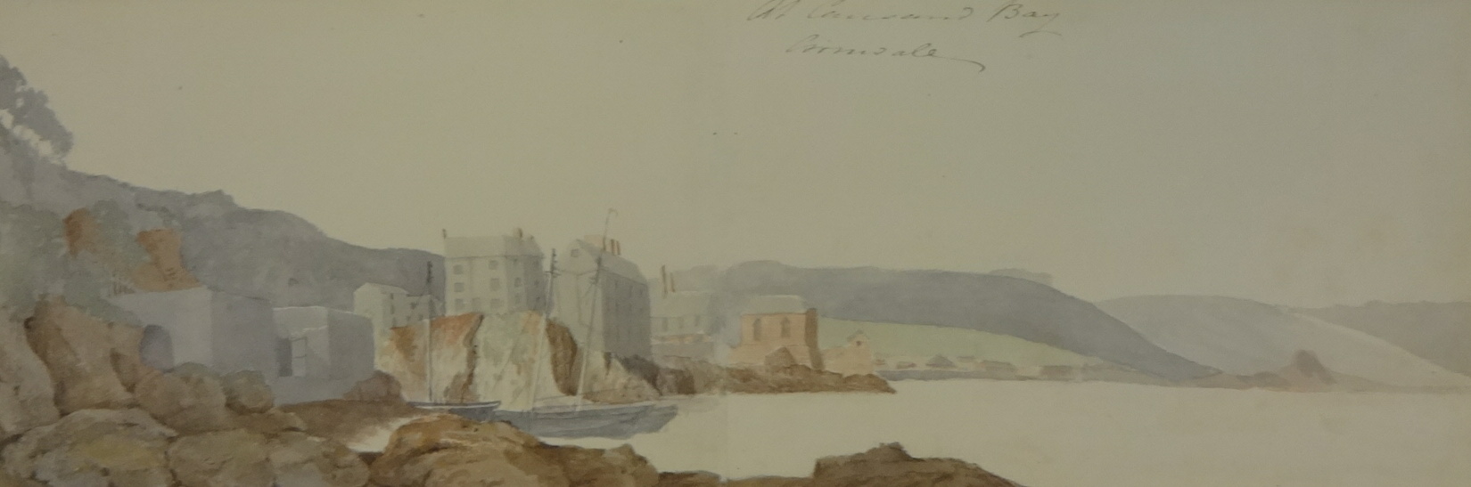 WILLIAM READ (1780-1827) four 19th century Views of Plymouth watercolours, inscribed with titles and - Image 7 of 14