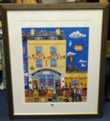 BRIAN POLLARD signed limited edition print 'The Dolphin Hotel', 372/450.