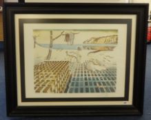 SALVADOR DALI signed limited edition lithograph print, number 119 of 300, with certificate, 45cm x