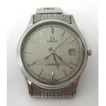 Gents Omega Seamaster stainless steel wrist watch with date window and original Omega bracelet