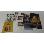 Collection of 8 Lenkiewicz ephemera including booklets and fliers.