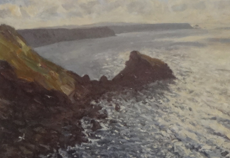 ROBERT JONES two prints 'Near Hells Mouth' and 'Towards Godrevy', 33cm x 46cm (2)