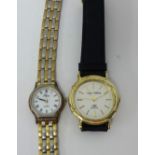 A modern Ladies Hermes dress watch and a modern Sergio Valente wrist watch (2)