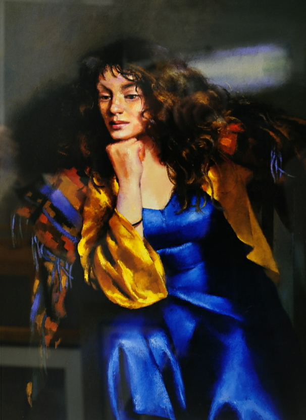 ROBERT LENKIEWICZ (1941-2002) 'Karen Seated' signed lithograph limited edition print number 143 of