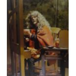ROBERT LENKIEWICZ (1941-2002) 'Self Portrait At Easel 1992' signed lithograph limited edition