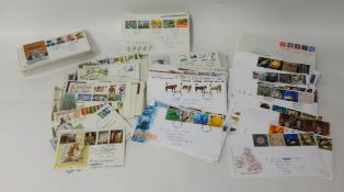 A collection of first day covers in album (approximately 268).