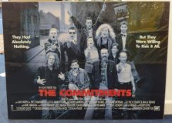 An original Commitments film poster, 77cm x 100cm.