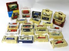 Collection of various model diecast cars including set of Royal Mail Commemoratives (40).