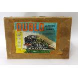 Collection of Hornby Dublo electric model railway with box.