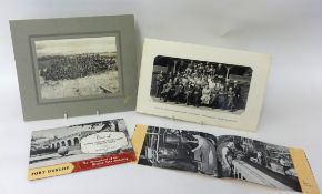 An interesting collection of mainly Plymouth press photographs including 1950/60's ships 'HMS