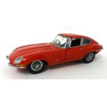 A Franklin Mint Red E type Jaguar model