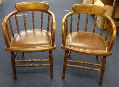 Two Captains armchairs