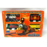 An Echo G Scale Classic Rail battery operated 20 piece Train Set, boxed