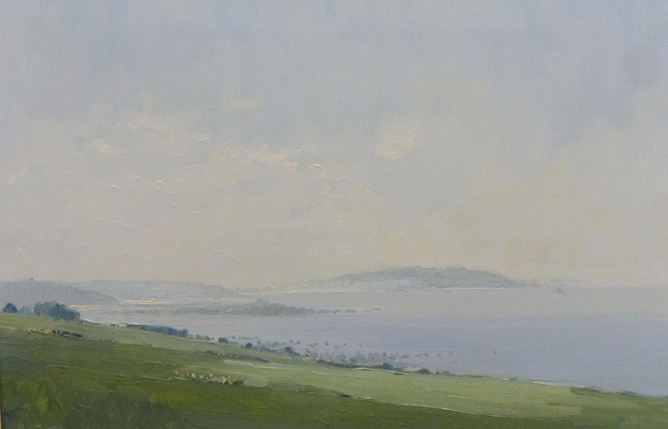 JOHN MILLER (1931-2002) oil 'Study of Isles of Scilly', a study for the commissioned painting