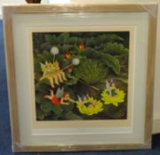 BERYL COOK (1926-2008) 'Fairies & Pixies' limited edition signed print, circa 1996, with