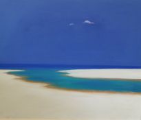 JOHN MILLER (1931-2002) oil on canvas, 'Estuary', signed, 69cm x 80cm, Provenance; direct from