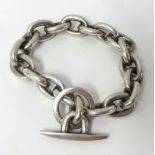 A modern Danish silver link chain, 3.60 oz