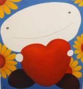 MACKENZIE THORPE (1956-) 'Love is Everywhere' limited edition print no 350/850, 35cm x 29.50cm, with
