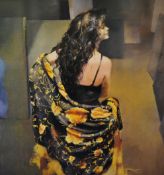 ROBERT LENKIEWICZ (1941-2002) 'Karen with Bronze Shawl' signed limited edition lithograph print No