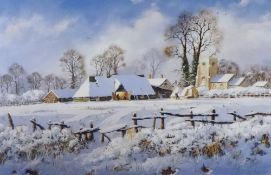 PETER COSSLETT 'First Snow' , limited edition print, No 760/850