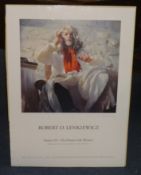 ROBERT LENKIEWICZ (1941-2002) poster Project 18, signed, 70cm x 50cm , unframed