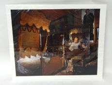 DEREK HARRIS - Photographer, two Lenkiewicz Studio Photographs including 'The Great Bed', largest
