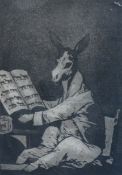 After Francisco de Goya (Spanish, 1746-1828), Capricho ? 39: Hasta su abuelo (And so was his