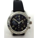 Brequet, Type XX Aeronavale. A stainless steel gentlemans automatic Wristwatch, circa 1996,