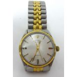 Rolex. A gentleman's bi metal Air King, Oyster Perpetual Wristwatch, reference 5501, calibre 1520,