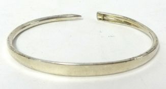 Georg Jensen. A silver torque Bangle, designed by Andreas Michaelsen, number A3A.