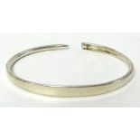 Georg Jensen. A silver torque Bangle, designed by Andreas Michaelsen, number A3A.